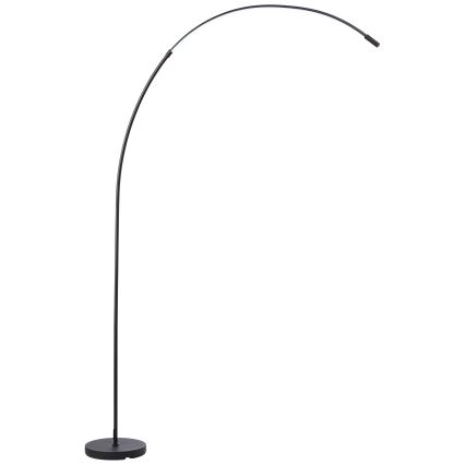 Brilliant - Lampada da terra touch dimmerabile a LED BOW LED/14W/230V 3000/4000/6500K nero