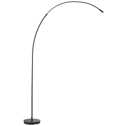 Brilliant - Lampada da terra touch dimmerabile a LED BOW LED/14W/230V 3000/4000/6500K nero