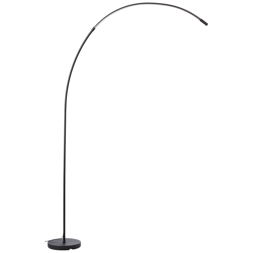 Brilliant - Lampada da terra touch dimmerabile a LED BOW LED/14W/230V 3000/4000/6500K nero