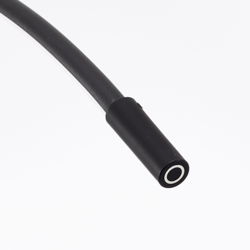 Brilliant - Lampada da terra touch dimmerabile a LED BOW LED/14W/230V 3000/4000/6500K nero