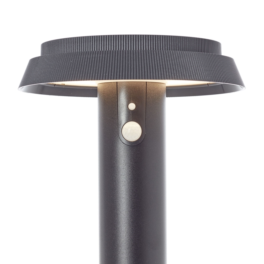 Brilliant - Lampada solare LED con sensore ALVERO LED/4W/3,7V 70 cm IP44 nero
