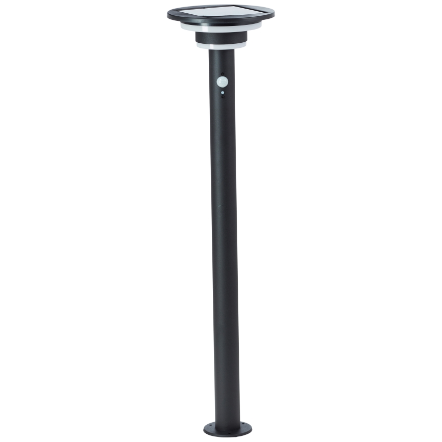 Brilliant - Lampada solare LED con sensore GARVINA LED/3W/3,7V 85 cm IP44 nero