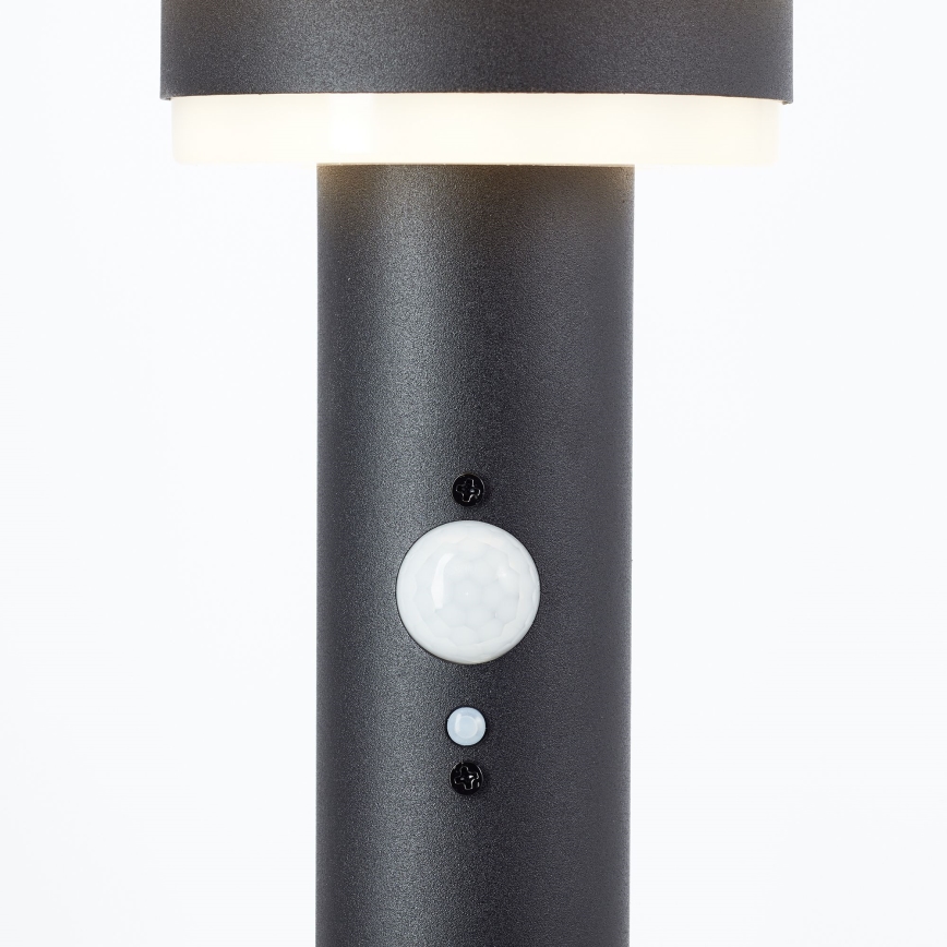 Brilliant - Lampada solare LED con sensore GARVINA LED/3W/3,7V 85 cm IP44 nero