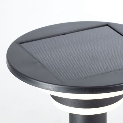 Brilliant - Lampada solare LED con sensore GARVINA LED/3W/3,7V 85 cm IP44 nero