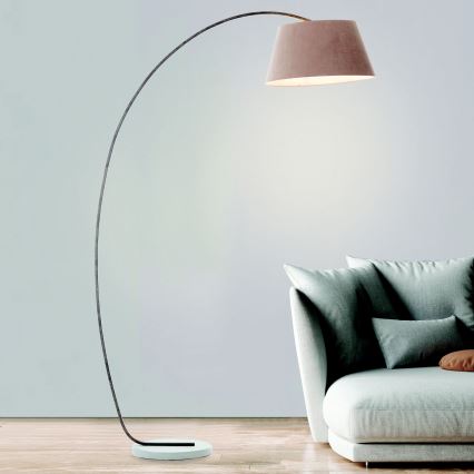 Brilliant - Lampadaire BROK 1xE27/60W/230V taupe