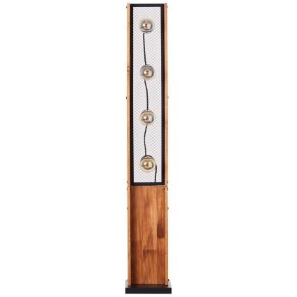 Brilliant - Lampadaire CALANDRA 4xE27/42W/230V en pin