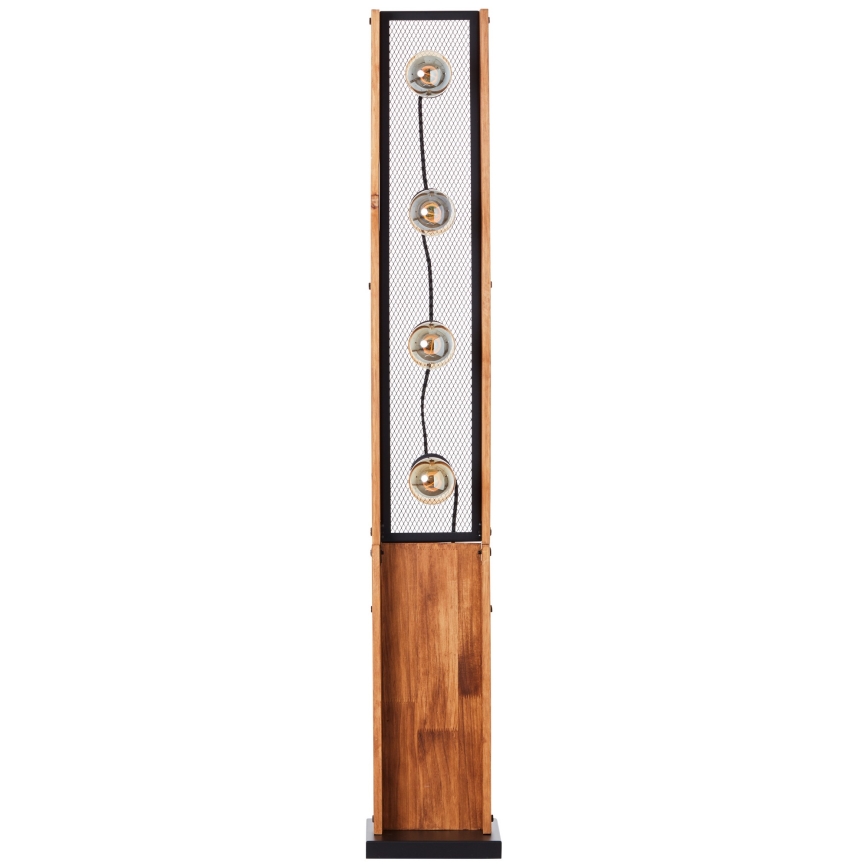 Brilliant - Lampadaire CALANDRA 4xE27/42W/230V en pin