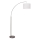 Brilliant - Lampadaire CLARIE 1xE27/60W/230V chrome mat/blanc