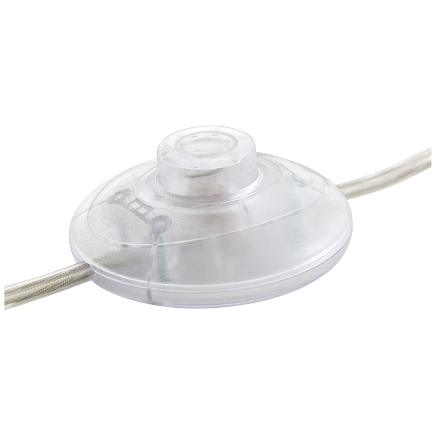 Brilliant - Lampadaire CLARIE 1xE27/60W/230V chrome mat/blanc