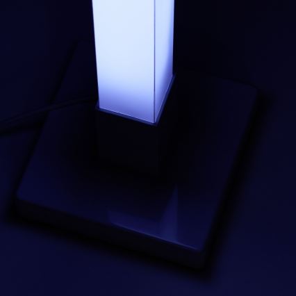 Brilliant - Lampadaire RGBW à intensité variable NEELE LED/6,5W/230V blanc + Télécommande
