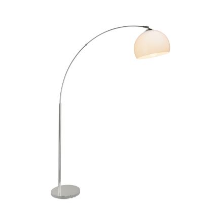 Brilliant - Lampadaire VESSA 1xE27/60W/230V chrome brillant/blanc