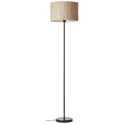 Brilliant - Lampadaire WIMEA 1xE27/52W/230V noir/beige