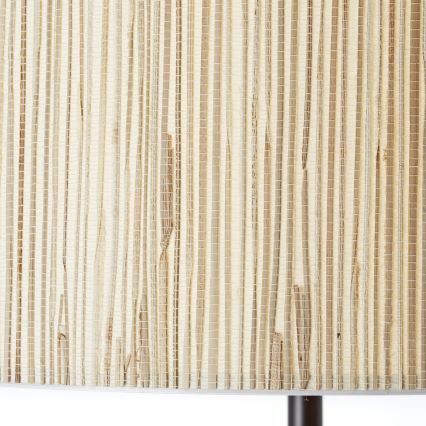 Brilliant - Lampadaire WIMEA 1xE27/52W/230V noir/beige
