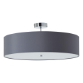 Brilliant - Lampadario a plafone ANDRIA 3xE27/60W/230V diametro 60 cm antracite