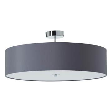 Brilliant - Lampadario a plafone ANDRIA 3xE27/60W/230V diametro 60 cm antracite