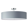 Brilliant - Lampadario a plafone ANDRIA 3xE27/60W/230V diametro 60 cm grigio