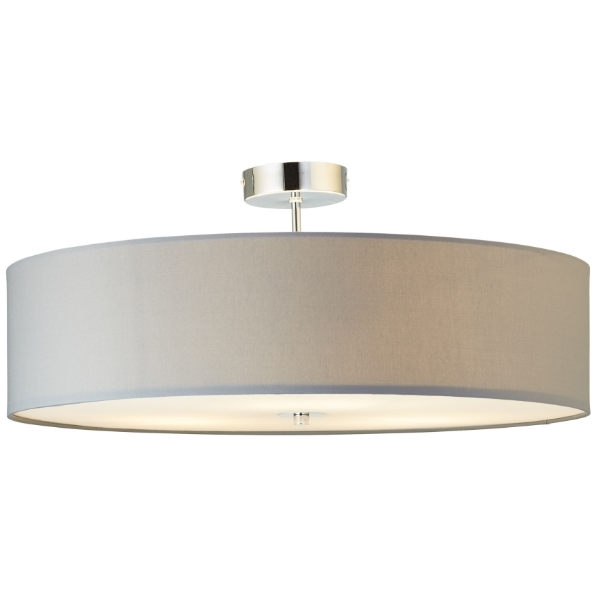 Brilliant - Lampadario a plafone ANDRIA 3xE27/60W/230V diametro 60 cm grigio