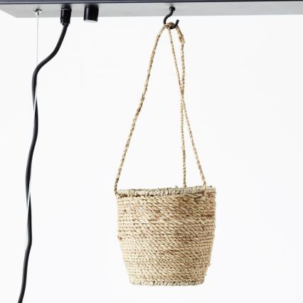 Brilliant - Lampadario a sospensione con cavo BANKWOOD 5xE27/28W/230V