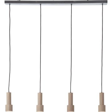 Brilliant - Lampadario a sospensione con filo CADIZ 4xGU10/10W/230V bronzo