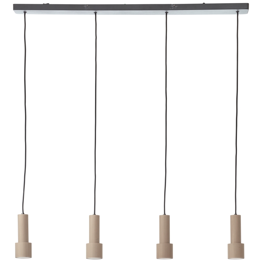 Brilliant - Lampadario a sospensione con filo CADIZ 4xGU10/10W/230V bronzo