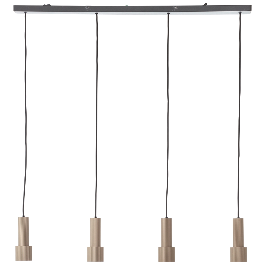 Brilliant - Lampadario a sospensione con filo CADIZ 4xGU10/10W/230V bronzo