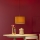 Brilliant - Lampadario a sospensione con filo TONY 1xE27/20W/230V diametro 35 cm arancione