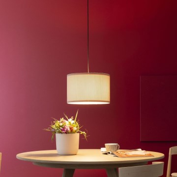 Brilliant - Lampadario a sospensione con filo TONY 1xE27/20W/230V diametro 35 cm marrone