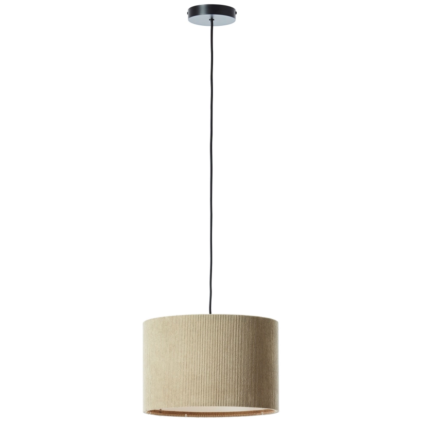 Brilliant - Lampadario a sospensione con filo TONY 1xE27/20W/230V diametro 35 cm marrone