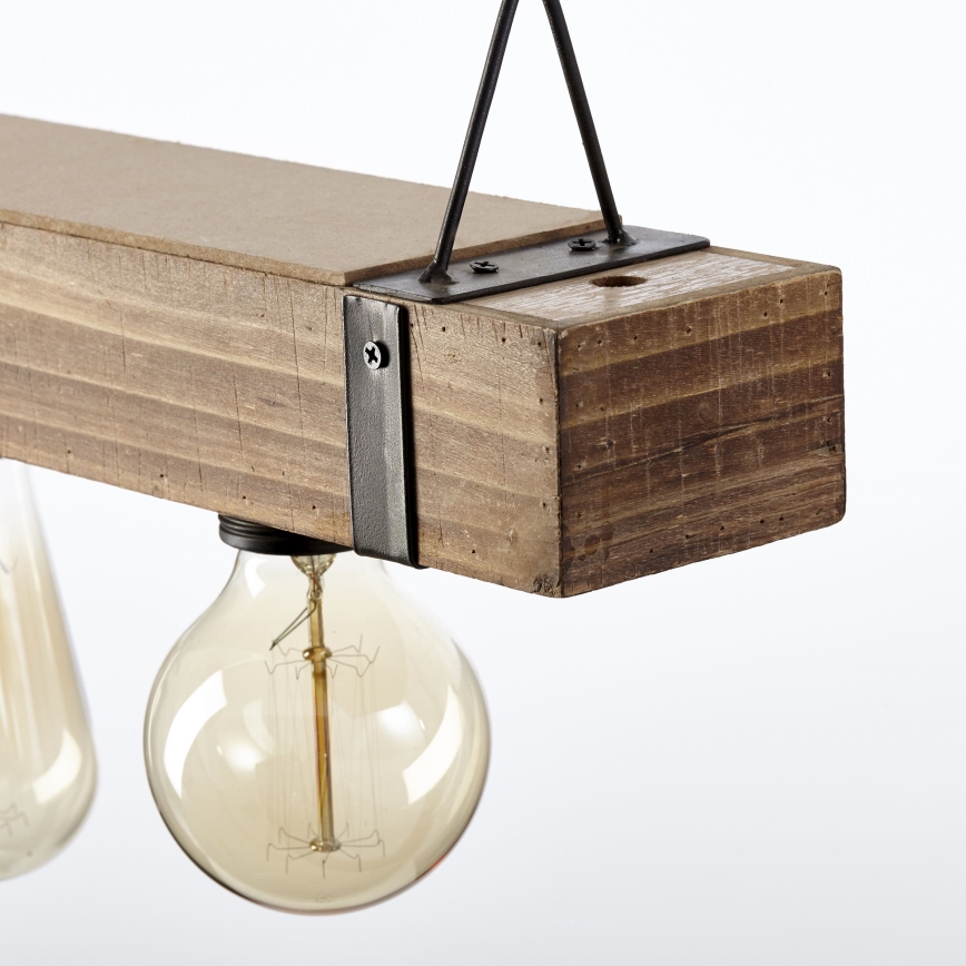 Brilliant - Lampadario a sospensione con filo WOODHILL 5xE27/30W/230V - FSC certificato
