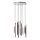Brilliant - lampadario dimmerabile a sospensione con cavo CEMBALO LED/70W/230V cromo opaco/nero/marrone
