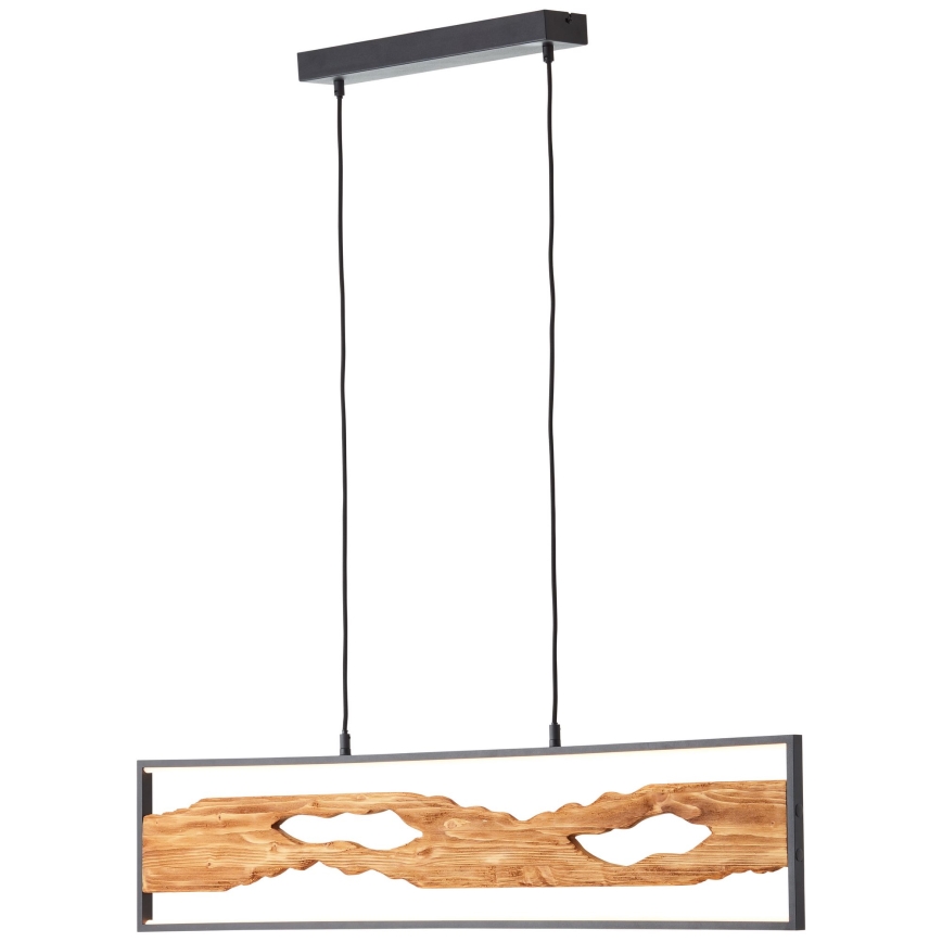 Brilliant - Lampadario LED a sospensione con filo CHAUMONT LED/20W/230V pino - FSC certificato