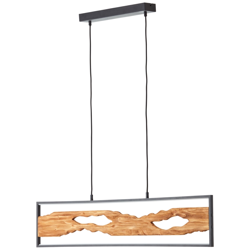Brilliant - Lampadario LED a sospensione con filo CHAUMONT LED/20W/230V pino - FSC certificato