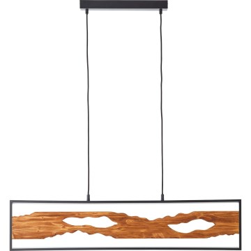 Brilliant - Lampadario LED a sospensione con filo CHAUMONT LED/20W/230V pino - FSC certificato