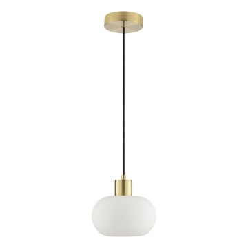 Brilliant - Lampadario sospeso con cavo FANNY 1xE27/20W/230V Ø 22 cm, ottone
