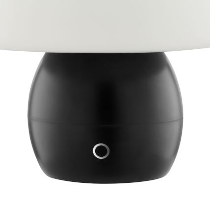 Brilliant - Lampe de table LED tactile rechargeable et dimmable DUPIS LED/2W/5V 2700K 1800 mAh noire