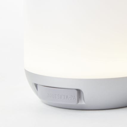Brilliant - Lampe de table extérieure à intensité variable GEMMA LED/1,9W/5V 1800 mAh IP44 blanc