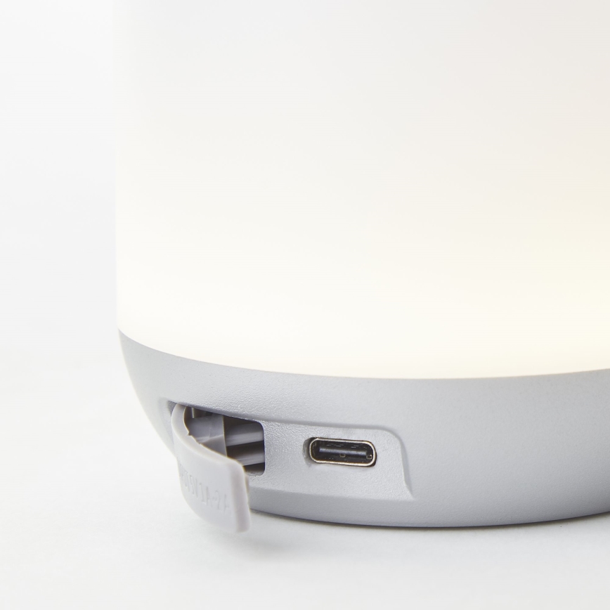 Brilliant - Lampe de table extérieure à intensité variable GEMMA LED/1,9W/5V 1800 mAh IP44 blanc