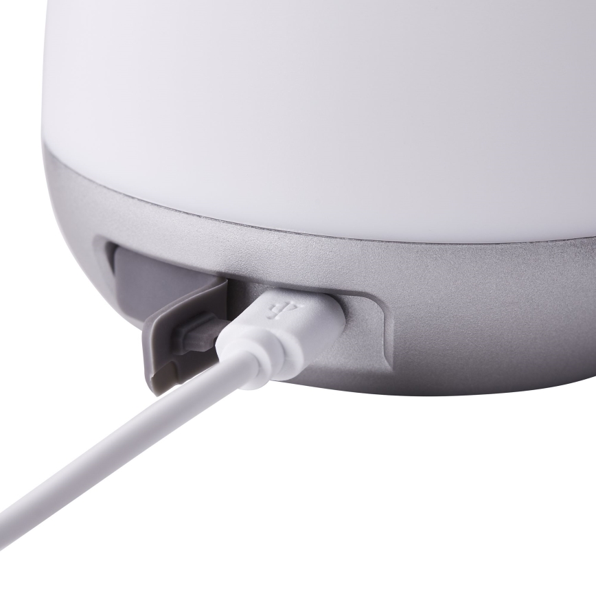 Brilliant - Lampe de table extérieure à intensité variable GEMMA LED/1,9W/5V 1800 mAh IP44 blanc