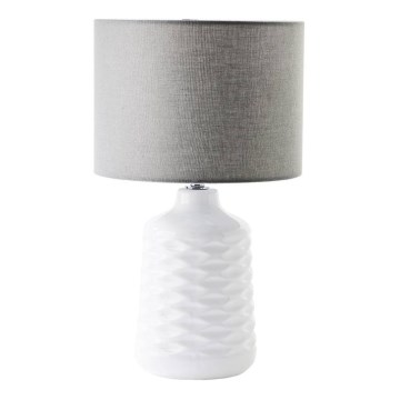 Brilliant - Lampe de table ILYSA 1xE14/40W/230V blanche/grise