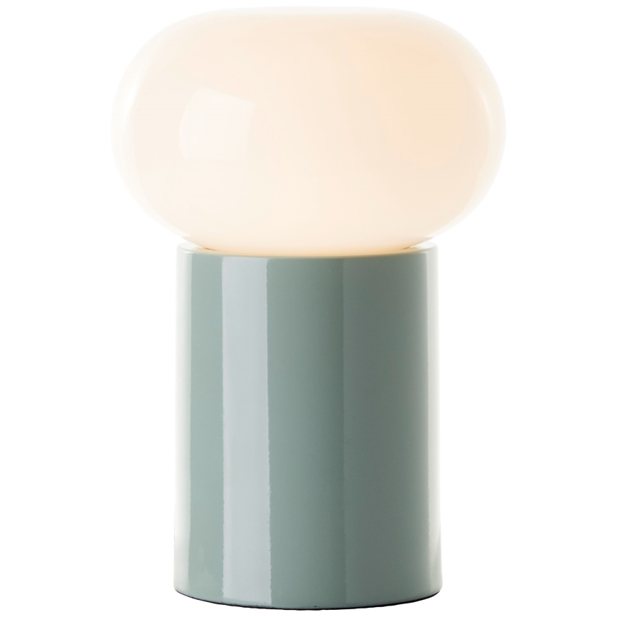 Brilliant - Lampe de table KNUT 1xE27/25W/230V vert/blanc