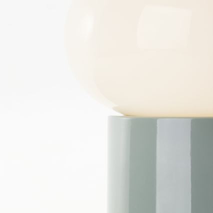 Brilliant - Lampe de table KNUT 1xE27/25W/230V vert/blanc