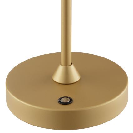 Brilliant - Lampe de table d'extérieur LED tactile dimmable et rechargeable ELORA LED/2,5W/5V 2700K 2600 mAh IP44 dorée