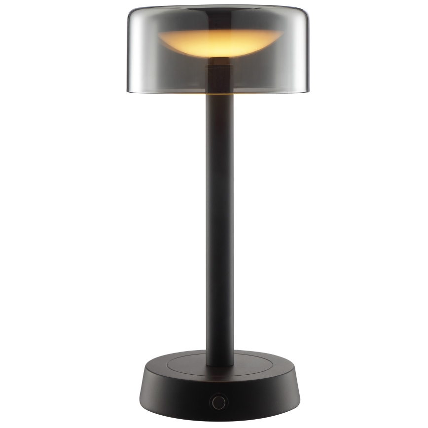 Brilliant - Lampe de table d'extérieur tactile rechargeable LED dimmable RAZOR LED/2,5W/5V 2700K 2600 mAh IP44 noire