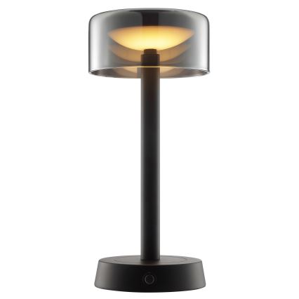 Brilliant - Lampe de table d'extérieur tactile rechargeable LED dimmable RAZOR LED/2,5W/5V 2700K 2600 mAh IP44 noire