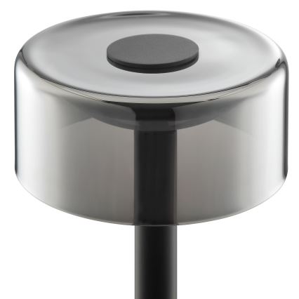 Brilliant - Lampe de table d'extérieur tactile rechargeable LED dimmable RAZOR LED/2,5W/5V 2700K 2600 mAh IP44 noire