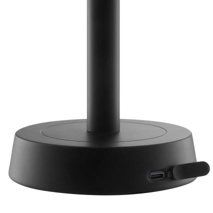 Brilliant - Lampe de table d'extérieur tactile rechargeable LED dimmable RAZOR LED/2,5W/5V 2700K 2600 mAh IP44 noire