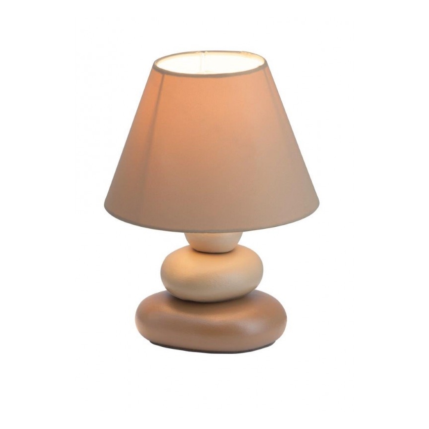 Brilliant - Lampe de table PAOLO 1xE14/40W/230V céramique/beige