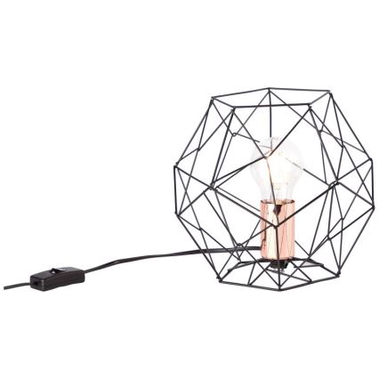 Brilliant - Lampe de table SYNERGY 1xE27/60W/230V noir/cuivre