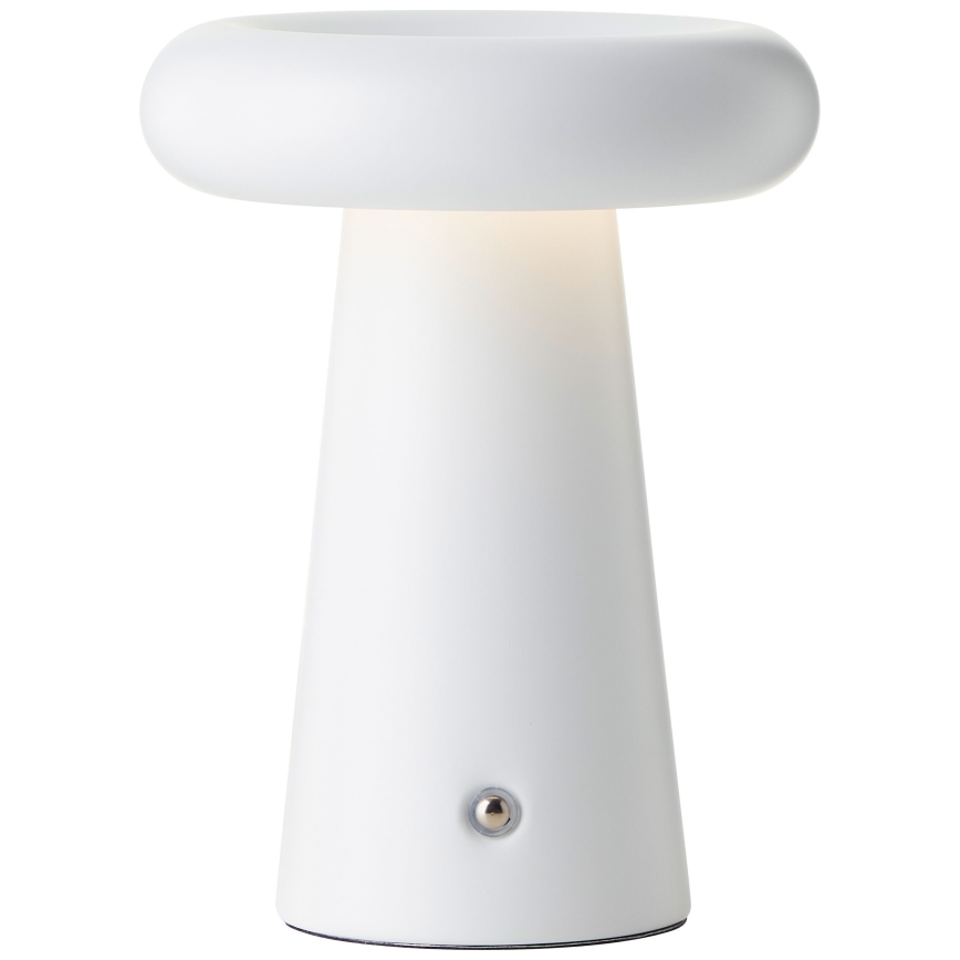 Brilliant - Lampe de table extérieur tactile à intensité variable LED MUFFIN LED/3W/5V USB IP44 blanc