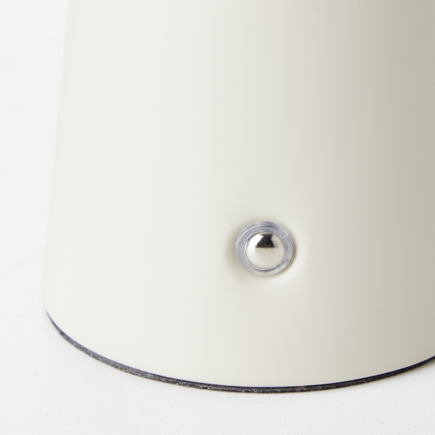 Brilliant - Lampe de table tactile à intensité variable MUFFIN LED/3W/5V USB 2600 mAh IP44 krém